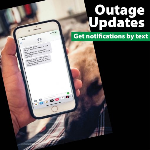 Stay informed with outage alerts